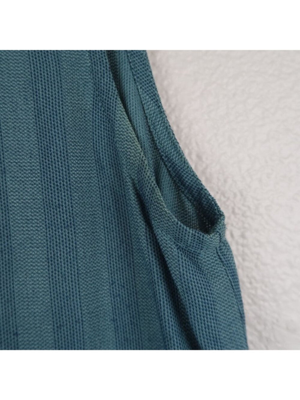Faith By Celia Forrester S Teal Sleeveless Top Vintage Y2K Art To Wear Boho - Picture 2 of 5